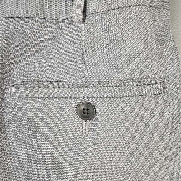 ROUNDTREE & YORKE Travel Smart Business Dress Pants Slacks Gray Mens 36W 34L - Picture 8 of 12